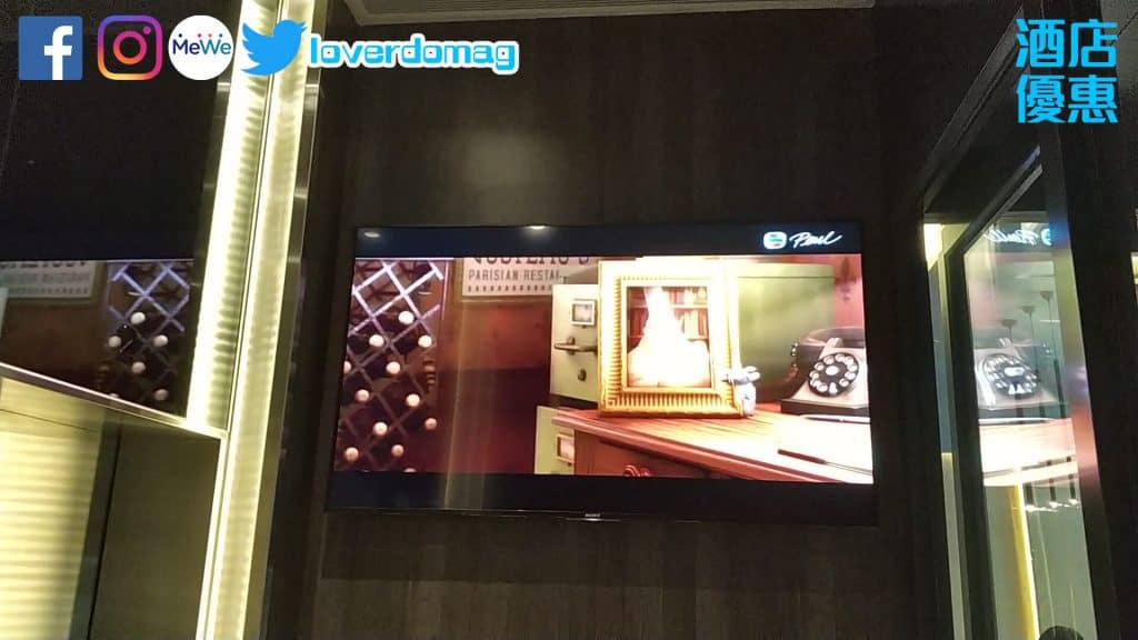 銅鑼灣頤庭酒店-升降機電視機