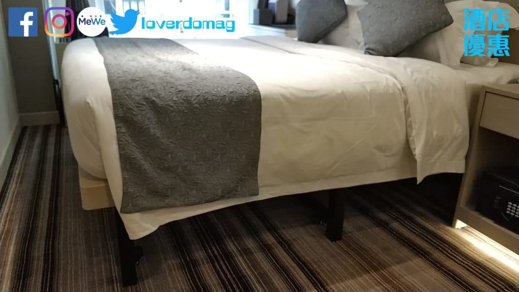 銅鑼灣頤庭酒店-雙人床床底
