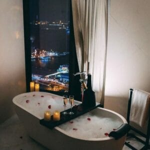 香港浴缸酒店 問月酒店 浴缸 1